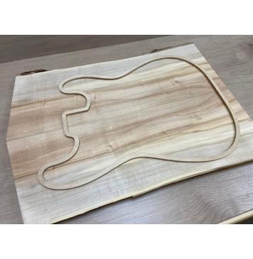 Клён Американский заготовка на топ Смешанный АА 24х180х535-560 мм - 2шт (книжкой)-5