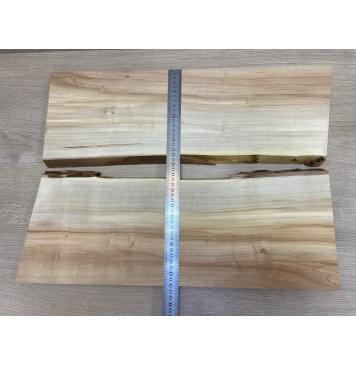 Клён Американский заготовка на топ Смешанный АА 24х180х535-560 мм - 2шт (книжкой)-4