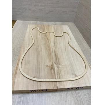 Клён Американский заготовка на топ Смешанный АА 24х175-185х550 мм - 2шт (книжкой)-6