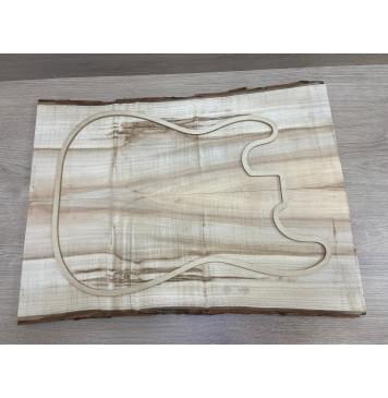 Клён Американский заготовка на топ Смешанный ААА 24х185-195х560 мм - 2шт (книжкой)-2