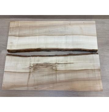 Клён Американский заготовка на топ Смешанный ААА 24х185-195х560 мм - 2шт (книжкой)-5