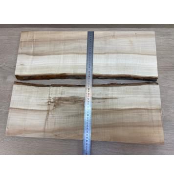 Клён Американский заготовка на топ Смешанный ААА 24х185-195х560 мм - 2шт (книжкой)-6