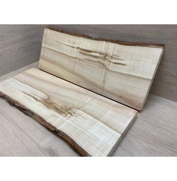 Клён Американский заготовка на топ Смешанный ААА 24х185-195х560 мм - 2шт (книжкой)-7