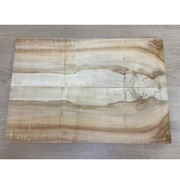 Клён Американский Spalted заготовка на топ Смешанный АА 22х182х520 мм - 2шт (книжкой)-0