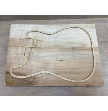 Клён Американский заготовка корпуса Смешанный А 54х370-387х515-540 мм (массив)-2