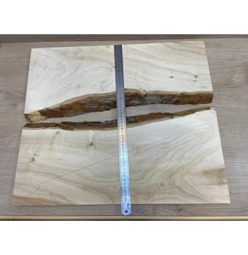 Клён Американский заготовка на топ Смешанный А 20х165-225х585 мм - 2шт (книжкой)-4