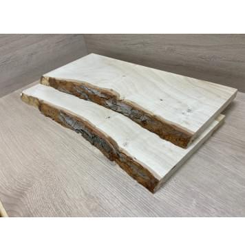 Клён Американский заготовка на топ Смешанный А 20х165-225х585 мм - 2шт (книжкой)-9