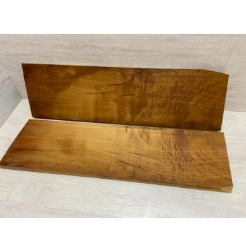 Клён Волнистый Печёный 180гр заготовка на топ Смешанный АА Волна АА 17х178х615 мм - 2 шт (книжкой) Уценка-трещины Клён Волнистый Печёный 180гр заготовка на топ Смешанный АА Волна АА 17х178х615 мм - 2 шт (книжкой) Уценка-трещины-3