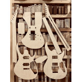 Шаблоны ESP E-II HORIZON-III + OFR, гриф на болтах, комплект для фрезеровки гитары, фанера 8мм