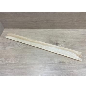 Клён Чёрный заготовка накладки для бас-гитары Смешанный ААА 8.5х75-62х682 мм-2