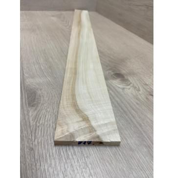 Клён Чёрный заготовка накладки для бас-гитары Смешанный ААА 8.5х75-62х682 мм-3