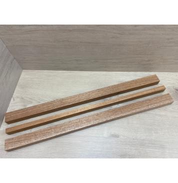 Махагон Кая заготовка грифа электрогитары Смешанный АА 33.5х(46.5-20-46.5)х800 мм - из 3х частей-0