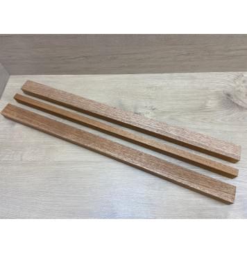 Махагон Кая заготовка грифа электрогитары Смешанный АА 33.5х(46.5-20-46.5)х800 мм - из 3х частей-1