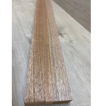 Махагон Кая заготовка грифа электрогитары Смешанный АА 33.5х(46.5-20-46.5)х800 мм - из 3х частей-2