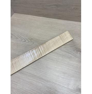 Клён Белый Явор, Волнистый заготовка накладки для электрогитары Радиал АА Волна ААА 8.5х63-54х515 мм-5