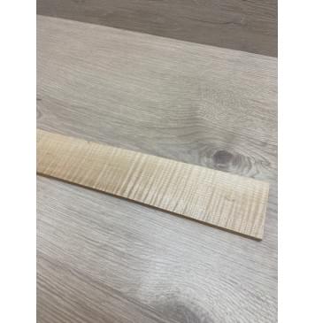 Клён Белый Явор, Волнистый заготовка накладки для электрогитары Радиал АА Волна ААА 8.5х63-54х515 мм-8