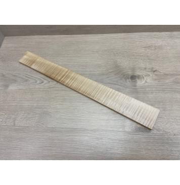 Клён Белый Явор, Волнистый заготовка накладки для электрогитары Радиал АА Волна ААА 9х64-54х515 мм-0