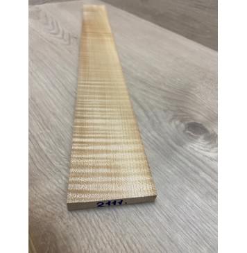 Клён Белый Явор, Волнистый заготовка накладки для электрогитары Радиал АА Волна ААА 9х64-54х515 мм-4