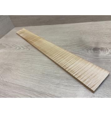 Клён Белый Явор, Волнистый заготовка накладки для электрогитары Радиал АА Волна ААА 9х64-54х515 мм-5