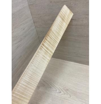 Клён Белый Явор, Волнистый заготовка накладки для электрогитары Радиал АА Волна ААА 9х64-54х515 мм-10