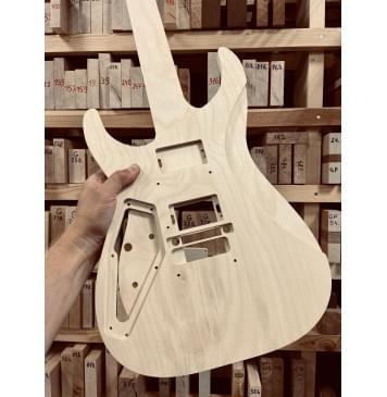 ESP E-II HORIZON FR-II + Gotoh 1996,  Neck-Thru, 25.5", 24 Frets, комплект для фрезеровки гитары, фанера 8мм-7