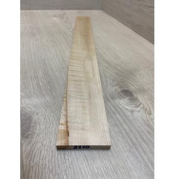 Клён Белый Явор, Волнистый заготовка накладки для электрогитары Радиал АА Волна АА 9х64-52х510 мм-7