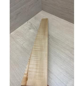 Клён Белый Явор, Волнистый заготовка накладки для электрогитары Радиал АА Волна АА 9х64-52х510 мм-8