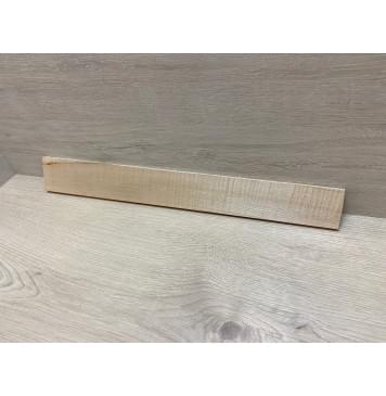 Клён Белый Явор, Волнистый заготовка накладки для электрогитары Радиал АА Волна АА 9х64-52х510 мм-6