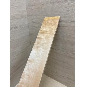 Клён Облачко заготовка накладки для электрогитары Смешанный ААА Волна А 8х92-88х580 мм-6