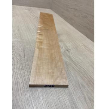 Клён Облачко заготовка накладки для электрогитары Смешанный ААА Волна АА 8х92-88х580 мм-3