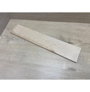 Клён Белый заготовка накладки для электрогитары Тангент АА 10х100х525 мм-1