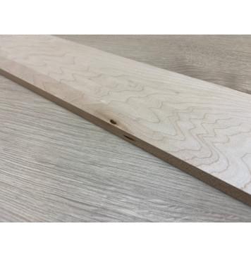 Клён Белый заготовка накладки для электрогитары Тангент АА 10х100х525 мм-2