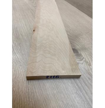 Клён Белый заготовка накладки для электрогитары Тангент АА 10х100х525 мм-3