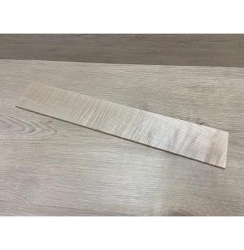 Клён Белый Явор, Волнистый заготовка накладки для электрогитары Смешанный ААА Волна АА 8х80х495 мм-4
