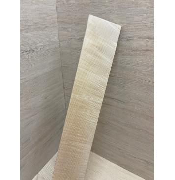 Клён Белый Явор, Волнистый заготовка накладки для электрогитары Смешанный ААА Волна АА 8х80х495 мм-3