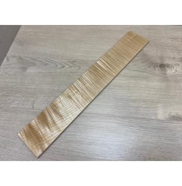 Клён Белый Явор, Волнистый заготовка накладки для электрогитары Смешанный ААА Волна АА 8х80х495 мм-0