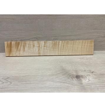 Клён Белый Явор, Волнистый заготовка накладки для электрогитары Смешанный ААА Волна АА 8х80х495 мм-2