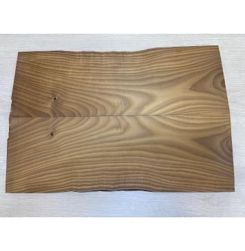 Ясень Печёный 180 гр заготовка на топ Смешанный АА 17х165-180х530 мм (2шт книжкой)-0