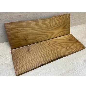 Ясень Печёный 180 гр заготовка на топ Смешанный АА 17х165-180х530 мм (2шт книжкой)-2