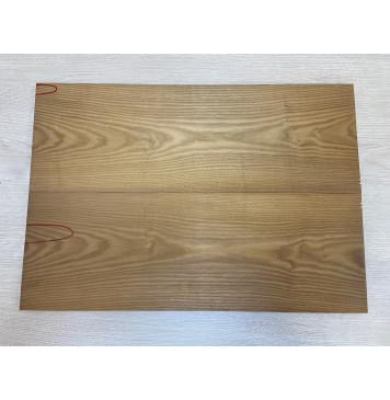 Ясень Печёный 180 гр заготовка на топ Тангент АА 17х182х520 мм (2шт книжкой)-0