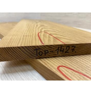 Ясень Печёный 180 гр заготовка на топ Тангент АА 17х182х520 мм (2шт книжкой)-5