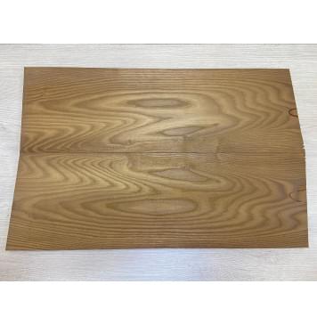 Ясень Печёный 180 гр заготовка на топ Тангент ААА 18х184х555 мм (2шт книжкой)-0