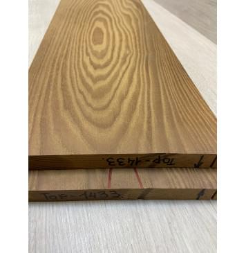 Ясень Печёный 180 гр заготовка на топ Тангент ААА 18х184х555 мм (2шт книжкой)-4