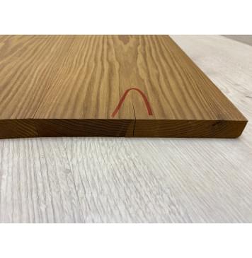 Ясень Печёный 180 гр заготовка на топ Тангент АА 19х164х550 мм (2шт книжкой)-2