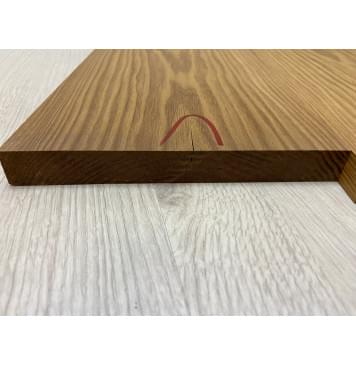 Ясень Печёный 180 гр заготовка на топ Тангент АА 19х164х550 мм (2шт книжкой)-3