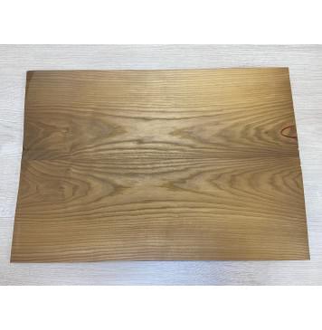 Ясень Печёный 180 гр заготовка на топ Смешанный АА 17.5х190х530 мм (2шт книжкой)-0