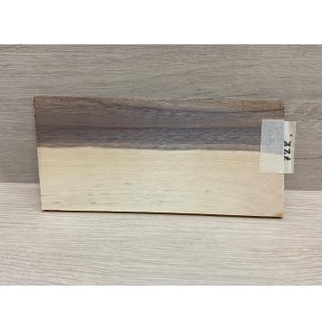 Орех Американский Заболонь заготовка накладки на головку грифа Смешанный ААА 7х102х210 мм-0