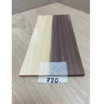 Орех Американский Заболонь заготовка накладки на головку грифа Смешанный ААА 6х106х210 мм-1