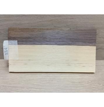 Орех Американский Заболонь заготовка накладки на головку грифа Смешанный ААА 7.5х110х210 мм-3