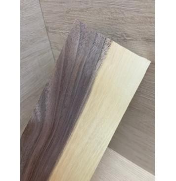 Орех Американский Заболонь заготовка накладки на головку грифа Смешанный ААА 6х97х210 мм-2